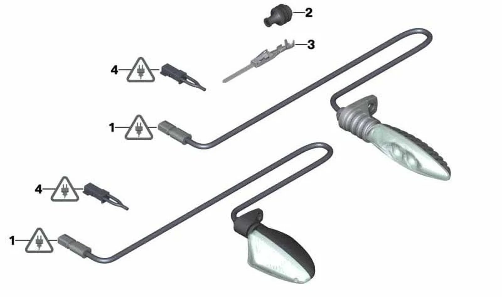 Contacto de conexión plano MLK 1.2 OEM 61138722315 para MINI R50, R53, R56, Clubman R55, Cabrio R52, Coupé R58, Roadster R59, Countryman R60, Paceman R61... y más. Original MINI.