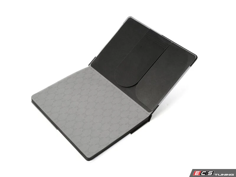 Cuaderno tipo libreta MINI Car Tile negro/gris OEM 80245B320F9 válido para BMW. Original MINI. - Image 3