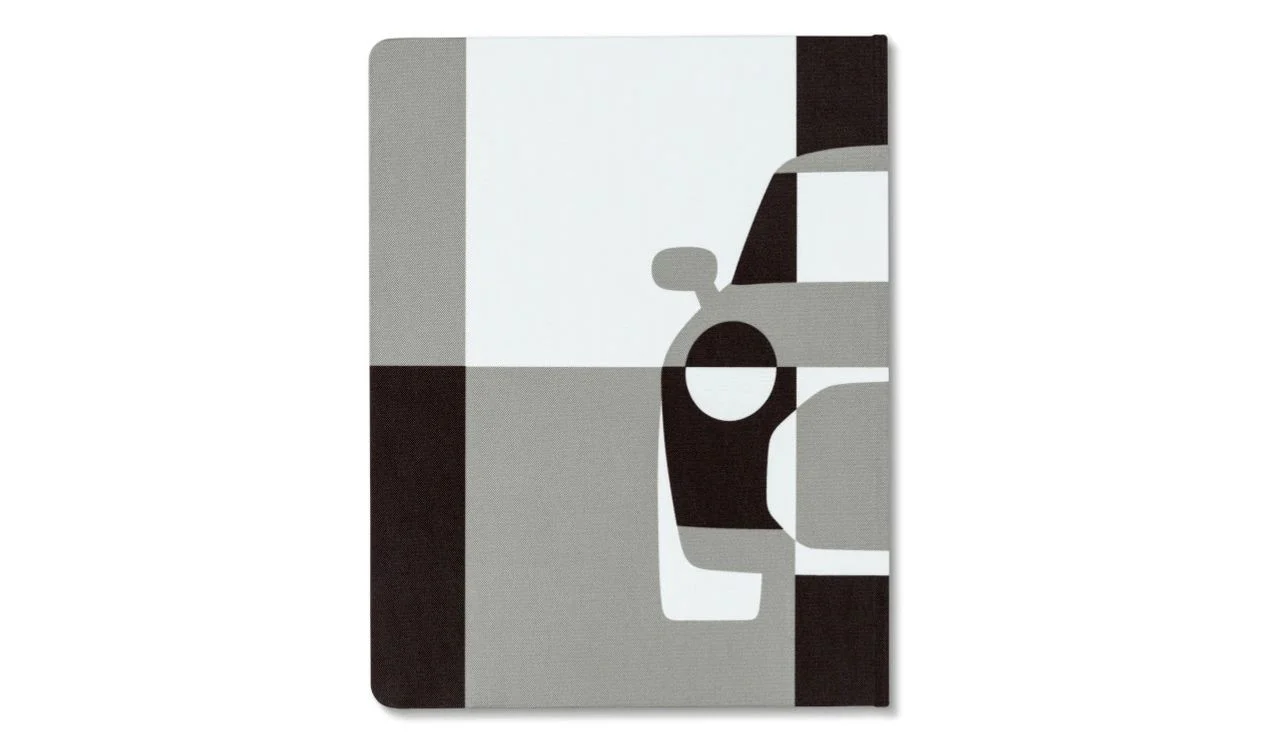 Cuaderno tipo libreta MINI Car Tile negro/gris OEM 80245B320F9 válido para BMW. Original MINI. - Image 5