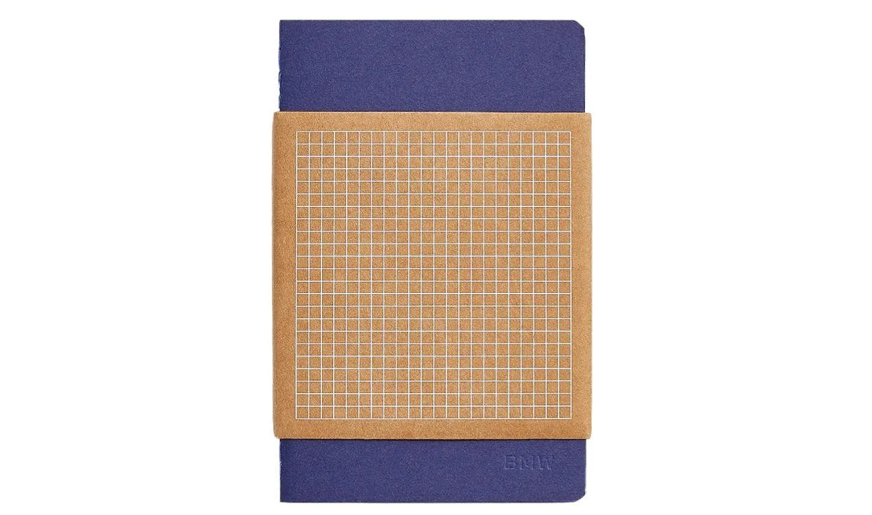 Cuadernos BMW azul DIN A6 OEM 80245B38DC4. Válido para BMW. Original BMW.
