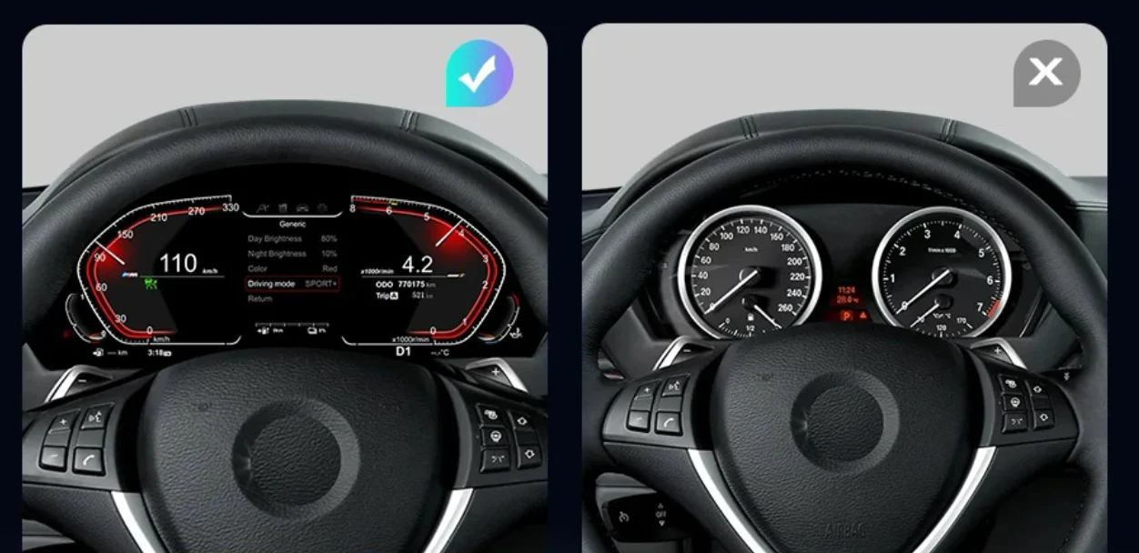 Cuadro de instrumentos digital LCD (panel de mandos) para BMW F45 F40 F50 F52 (2017-2022) - Image 6