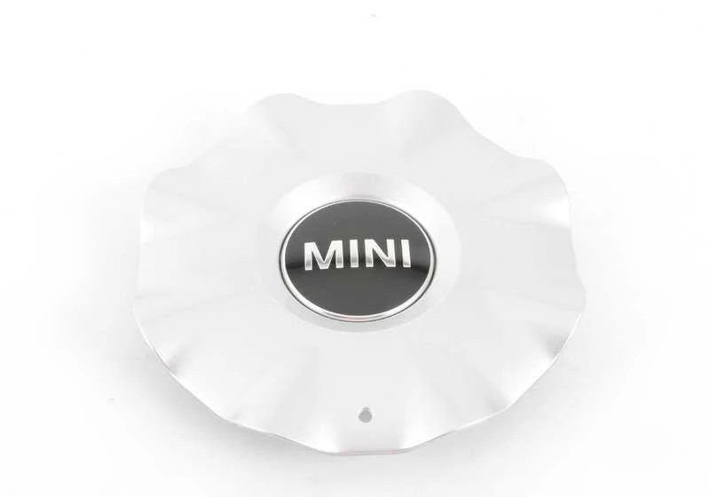 Cubierta de cubo plata OEM 36136764100 para MINI R50, Cabrio R52. Original MINI.