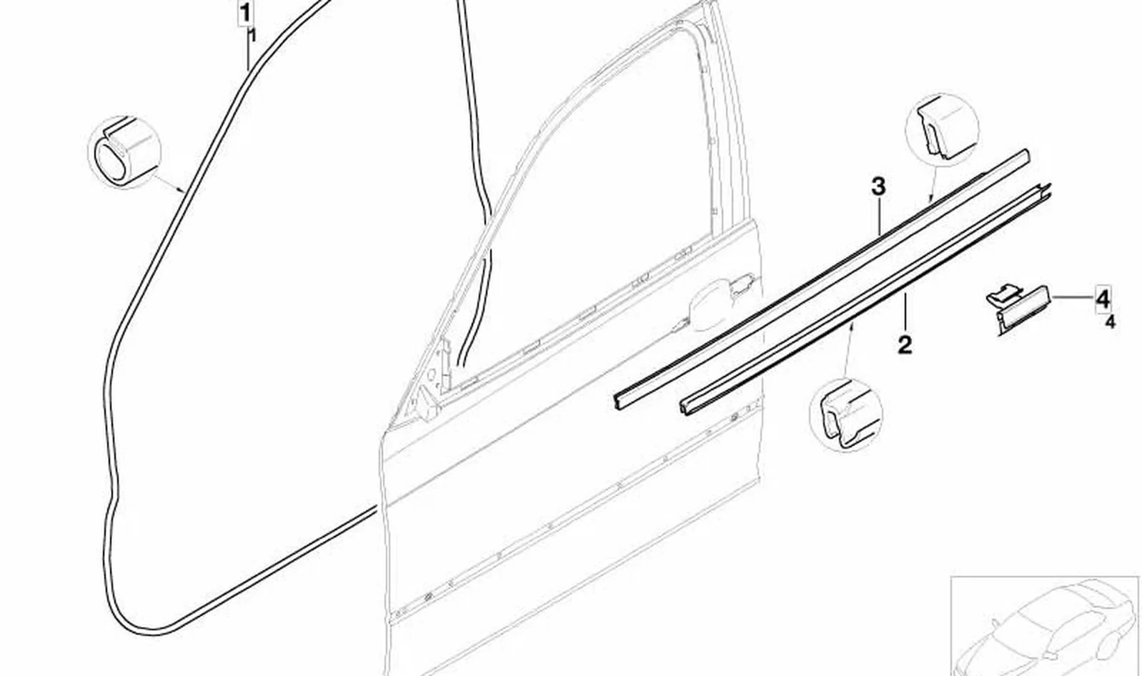 Cubierta de pozo exterior izquierda OEM 51332695285 para BMW Serie 3 E46 (1998-2004). Original BMW. - Image 4