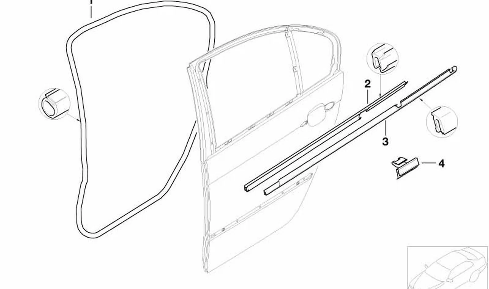 Cubierta pozo exterior izquierda OEM 51342695291 para BMW Serie 3 E46 (1997-2005). Original BMW. - Image 5