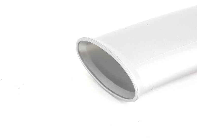 Cubierta tubo derecho decorativa plata OEM 51456973074 para MINI R50, R52, R53. Original MINI. - Image 3