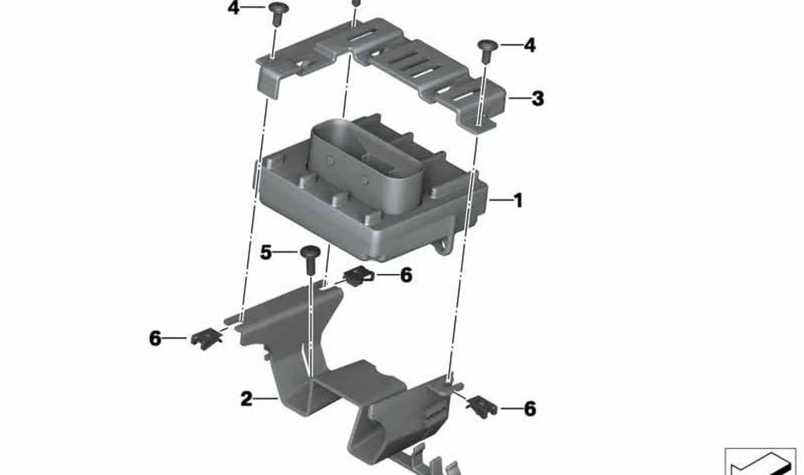 Cubierta unidad de mando BMS-C/E OEM 13617677467 para motos BMW F 650 GS, F 650 GS Dakar, G 650 GS, G 650 GS Sertão. Original BMW Motorrad.