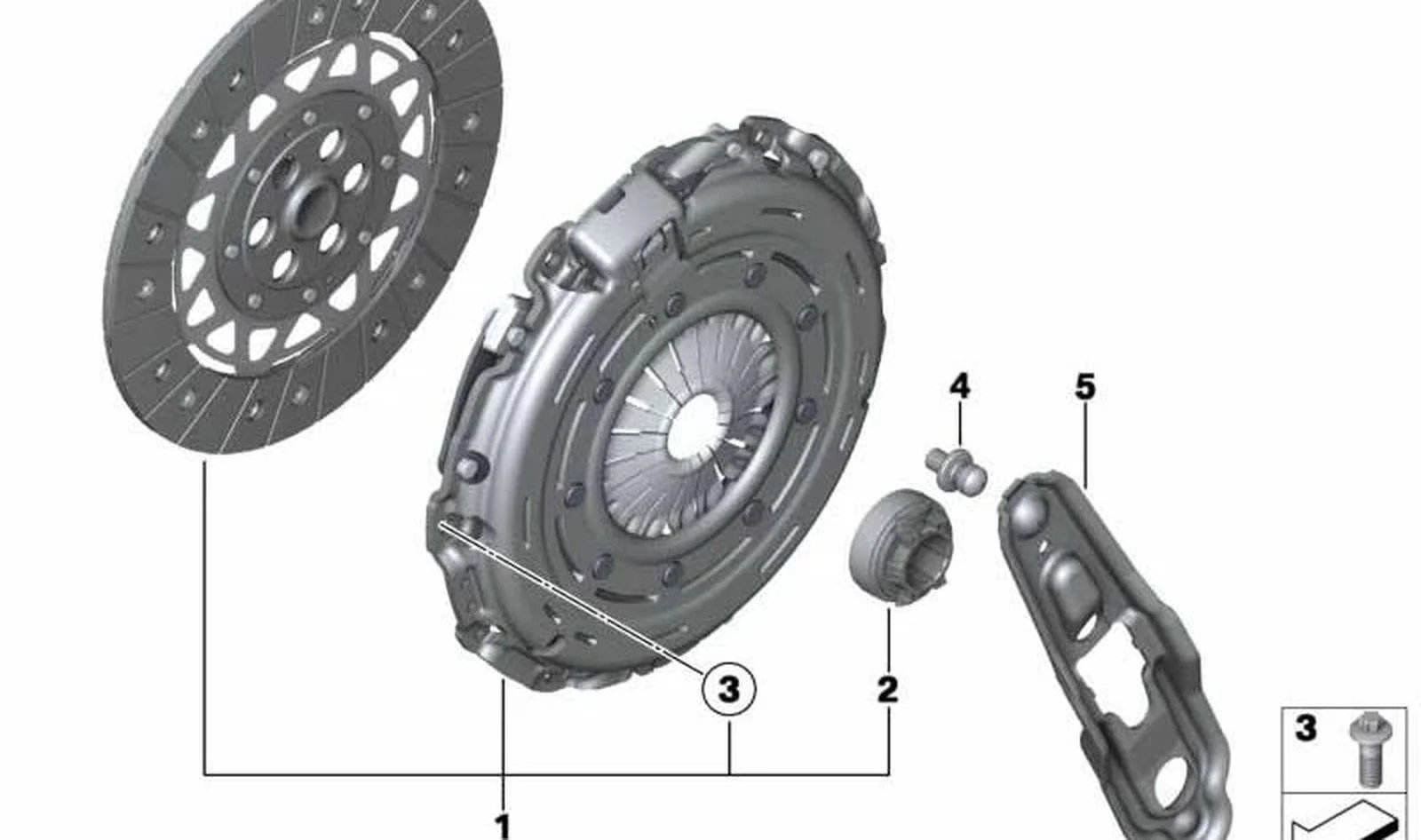 Cuerpo de desembrague OEM 21517594882 para MINI R56 LCI, Clubman R55 LCI, Cabrio R57 LCI, Coupé R58, Roadster R59, Countryman R60, Paceman R61. Original MINI. - Image 5