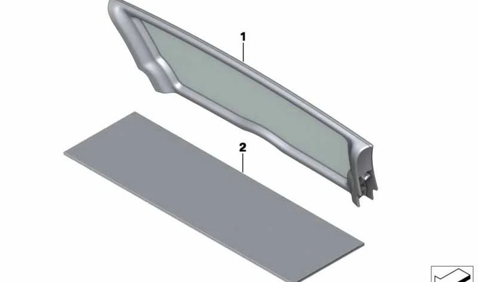 Deflectores de viento delanteros OEM 54342758886 para MINI Roadster R59. Original MINI. - Image 4