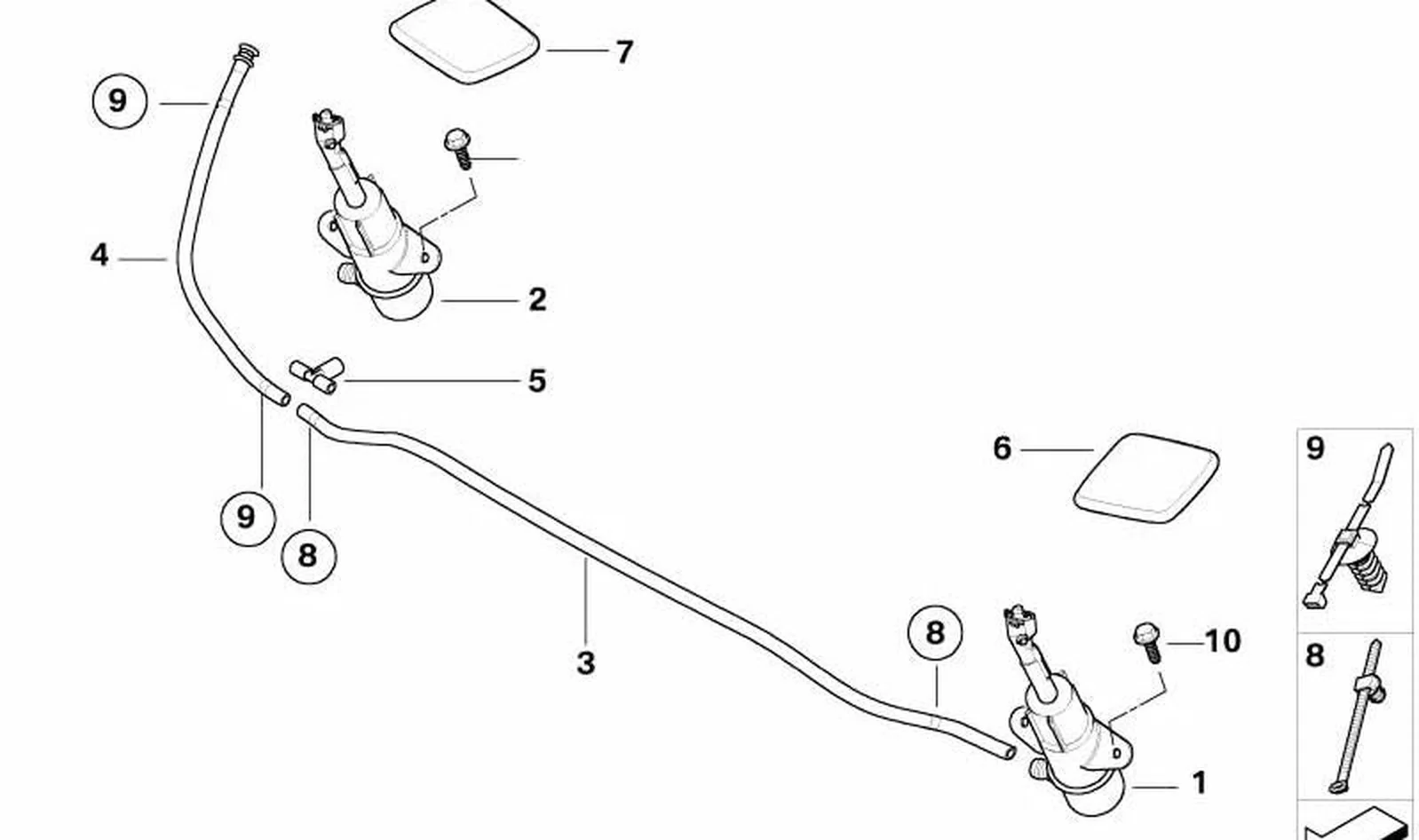 Difusor derecho OEM 61677173852 para BMW X5 E70, X5 E70 LCI. Original BMW. - Image 4
