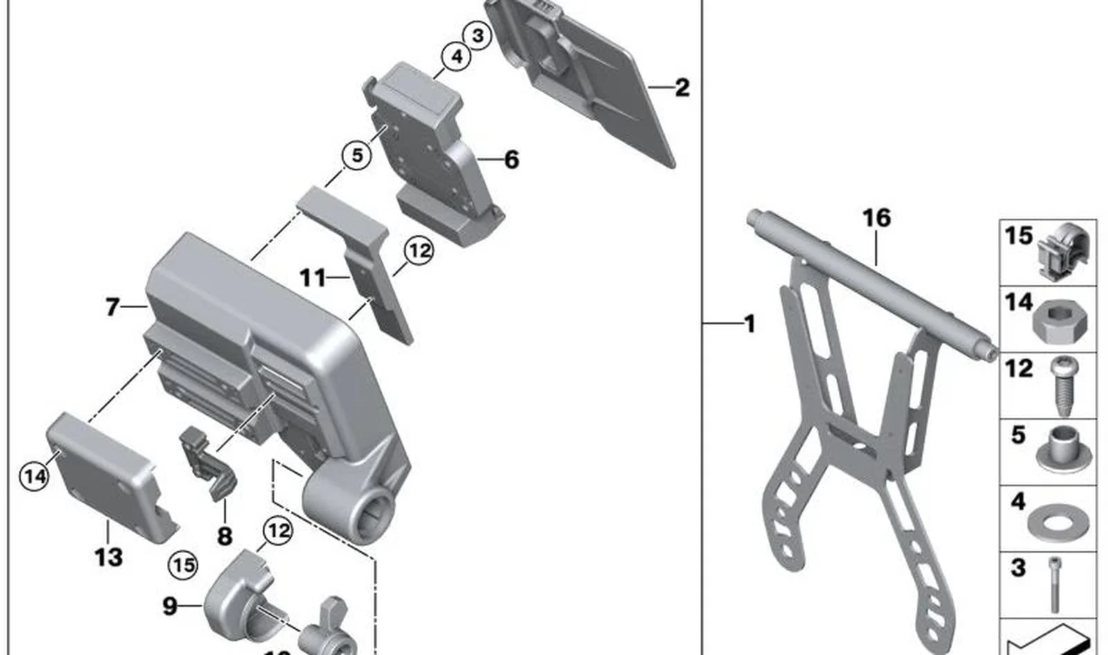 Elemento de válvula OEM 65908524472 para motos BMW R 1200 GS, F 750 GS, F 850 GS, R nineT... y más. Original BMW Motorrad.