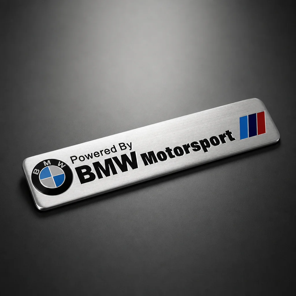 Emblema metálico adhesivo (insignia) M para BMW - acabado cromado o negro - Image 10