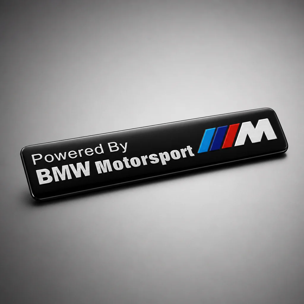 Emblema metálico adhesivo (insignia) M para BMW - acabado cromado o negro - Image 6