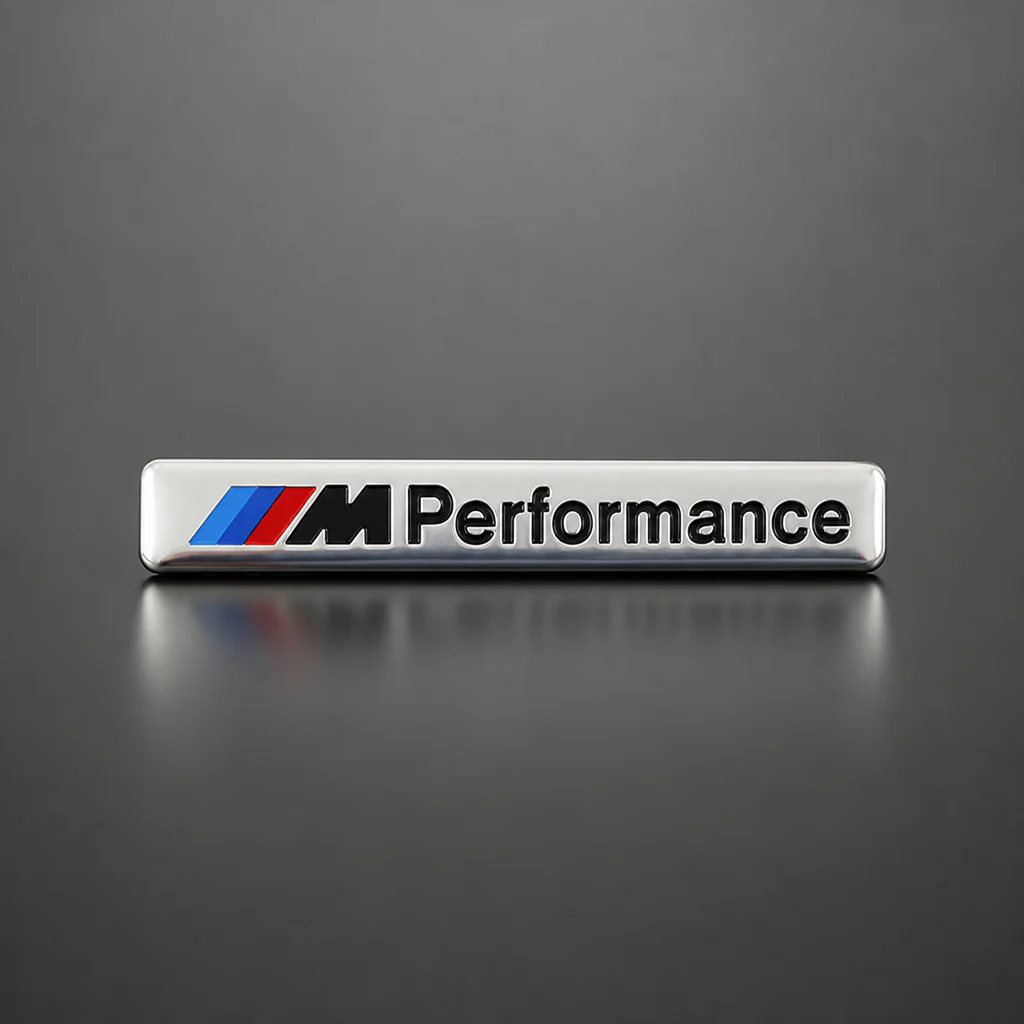 Emblema metálico adhesivo (insignia) M para BMW - acabado cromado o negro - Image 8