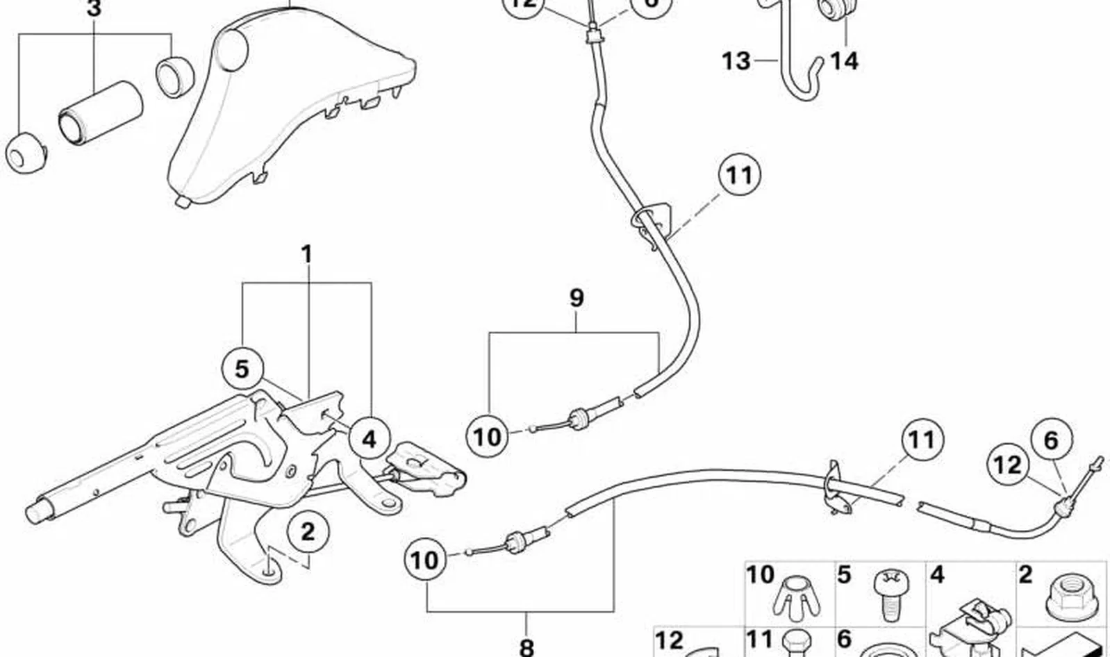 Empuñadura de freno de mano Chromeline OEM 34406774436 para MINI R50, R53, R56, Clubman R55, Cabrio R52, Coupé R58, Roadster R59... y más. Original MINI. - Image 18