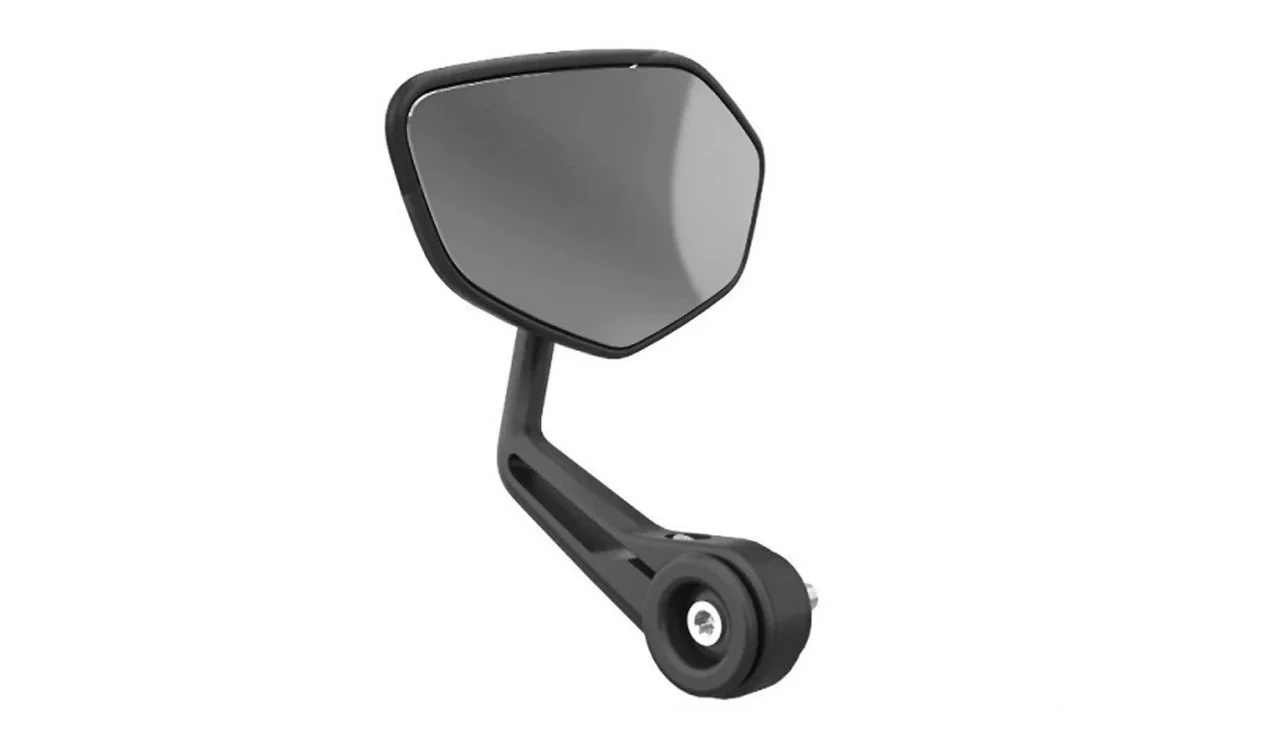 Espejo extremo manillar izquierdo OEM 51165A69911 para motos BMW S 1000 R, M 1000 R, F 900 R, F 900 XR... y más. Original BMW Motorrad.