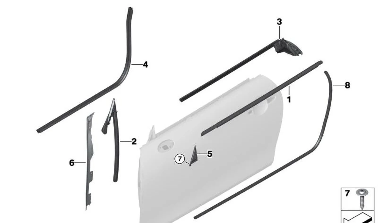 Faldón angular izquierdo OEM 51337299987 para MINI F56, F56 LCI, F57, F57 LCI, F66, F67… y más. Original MINI.