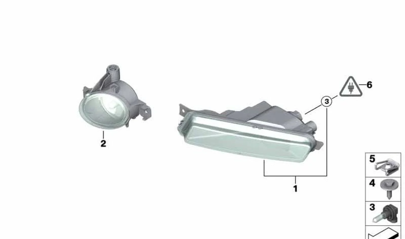 Faro antiniebla derecho OEM 63177164856 para BMW E82, E88. Original BMW. - Image 4
