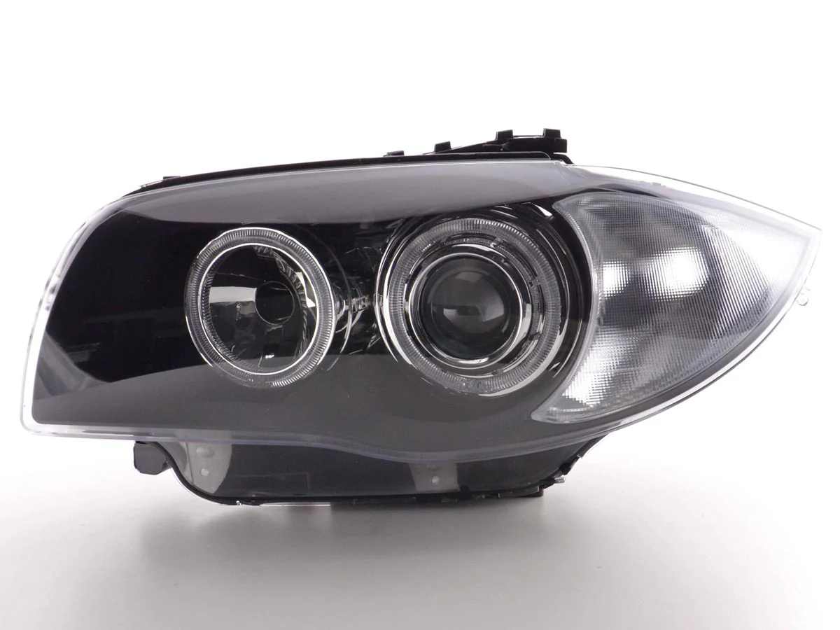 Faros delanteros LED DRL look BMW Serie 1 E81 / E87 04- negro - Image 4