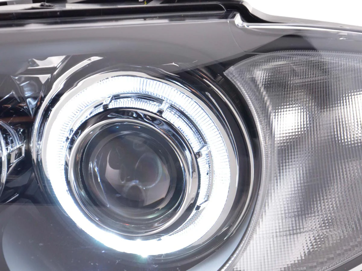 Faros delanteros LED DRL look BMW Serie 1 E81 / E87 04- negro - Image 5