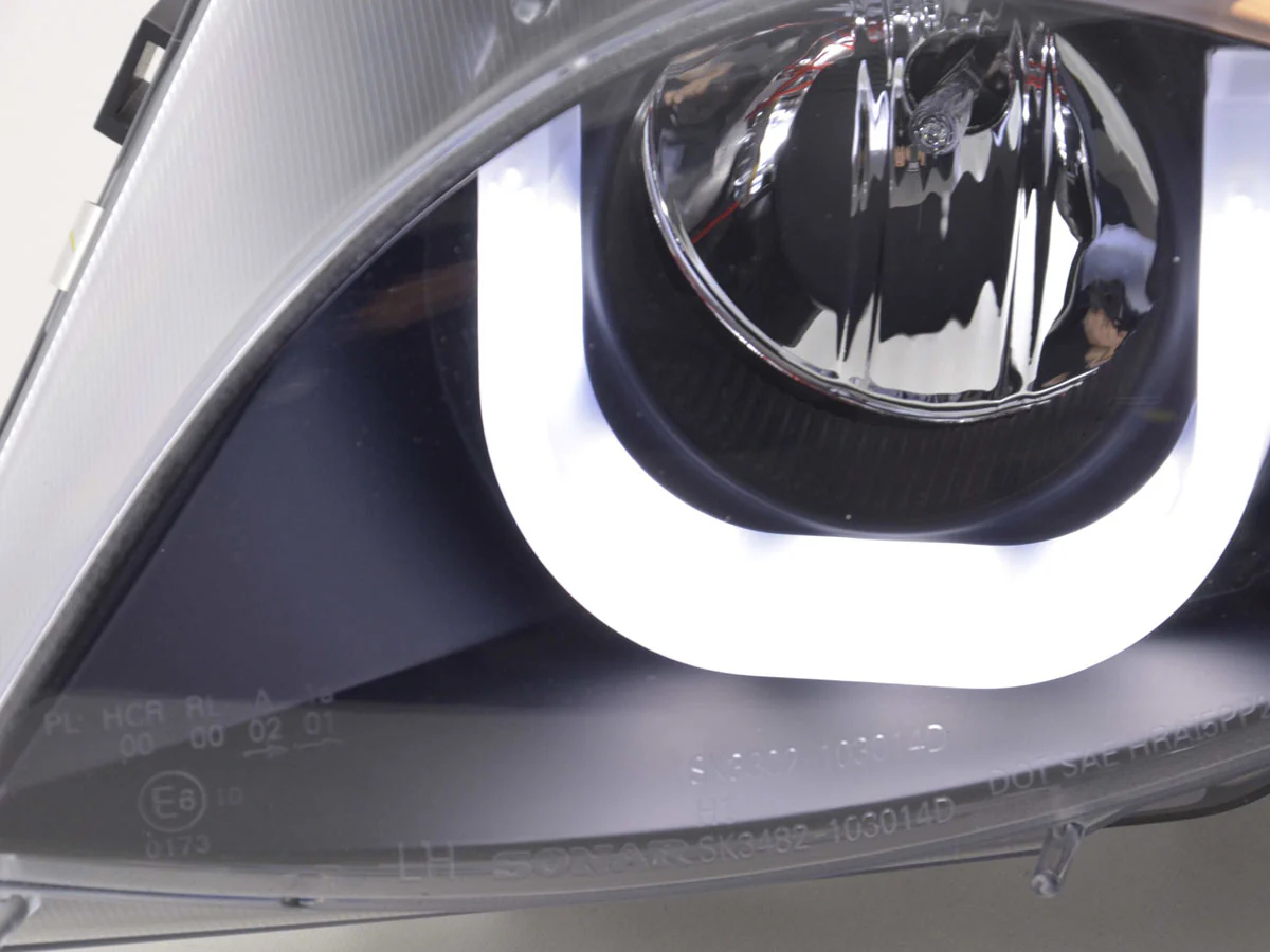 Faros Angel Eye para BMW Serie 3 E46 Berlina/Touring 02-05 en negro - Image 5