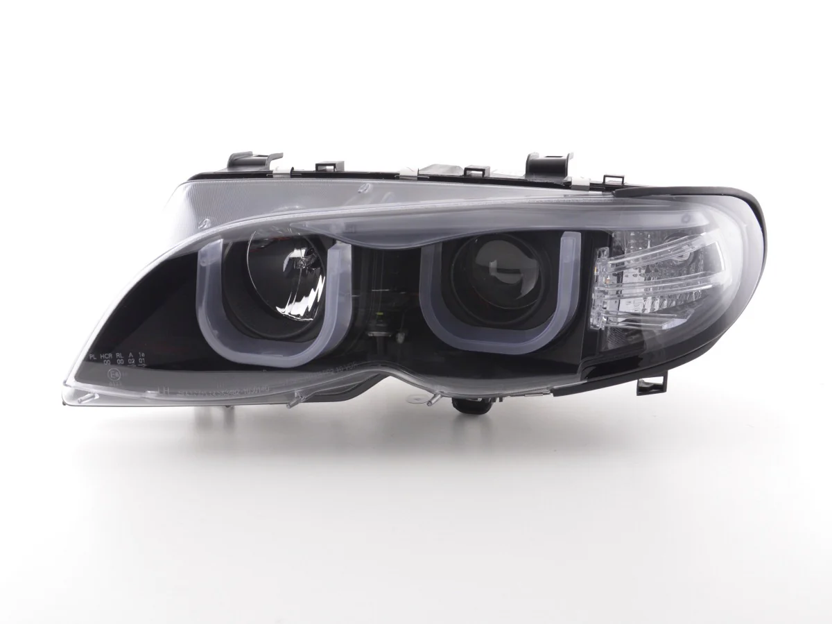 Faros Angel Eye para BMW Serie 3 E46 Berlina/Touring 02-05 en negro para modelos con volante a la derecha - Image 3