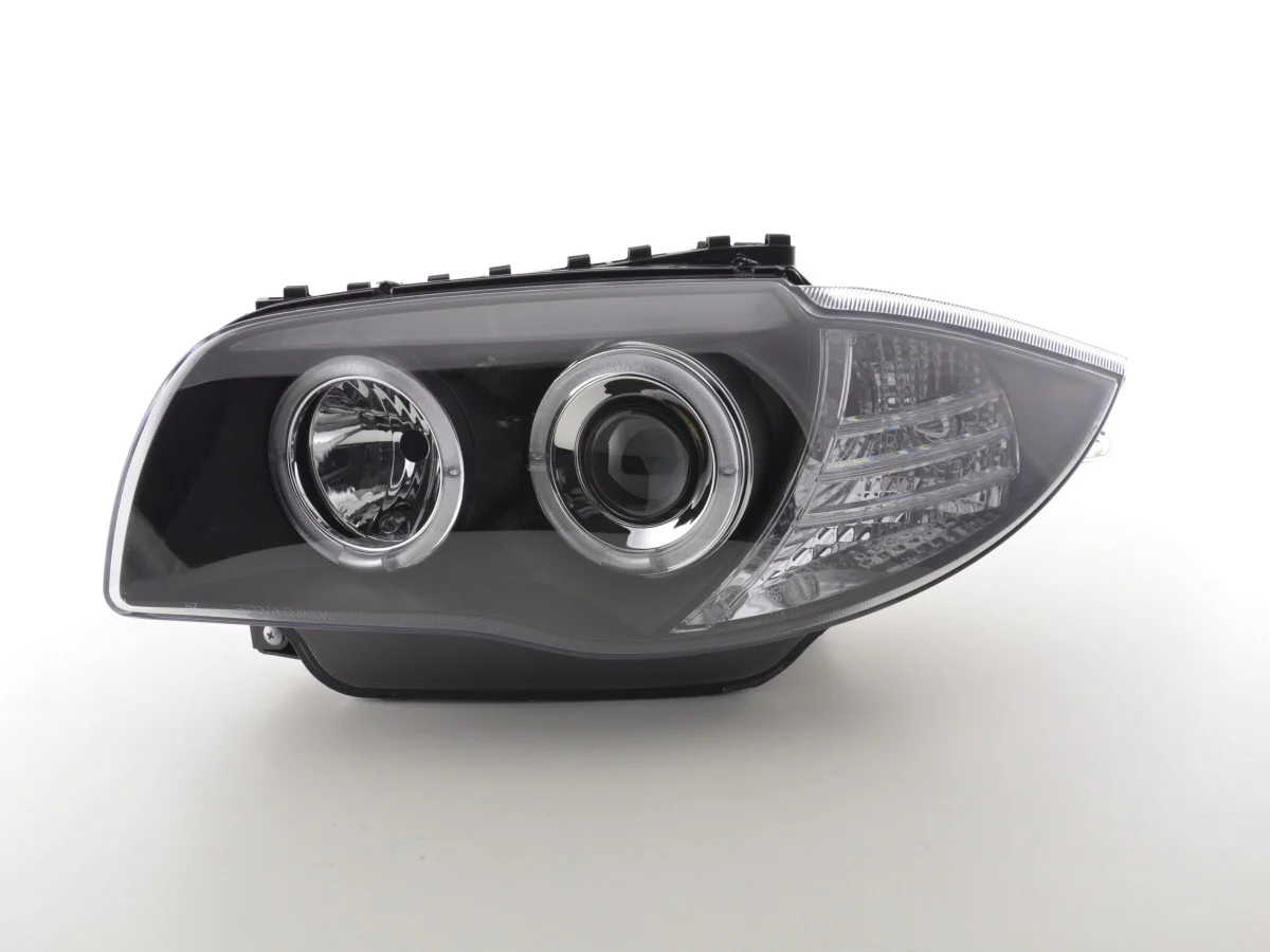 Faros delanteros delanteros BMW Serie 1 E87 / E81 04-11 negro - Image 3