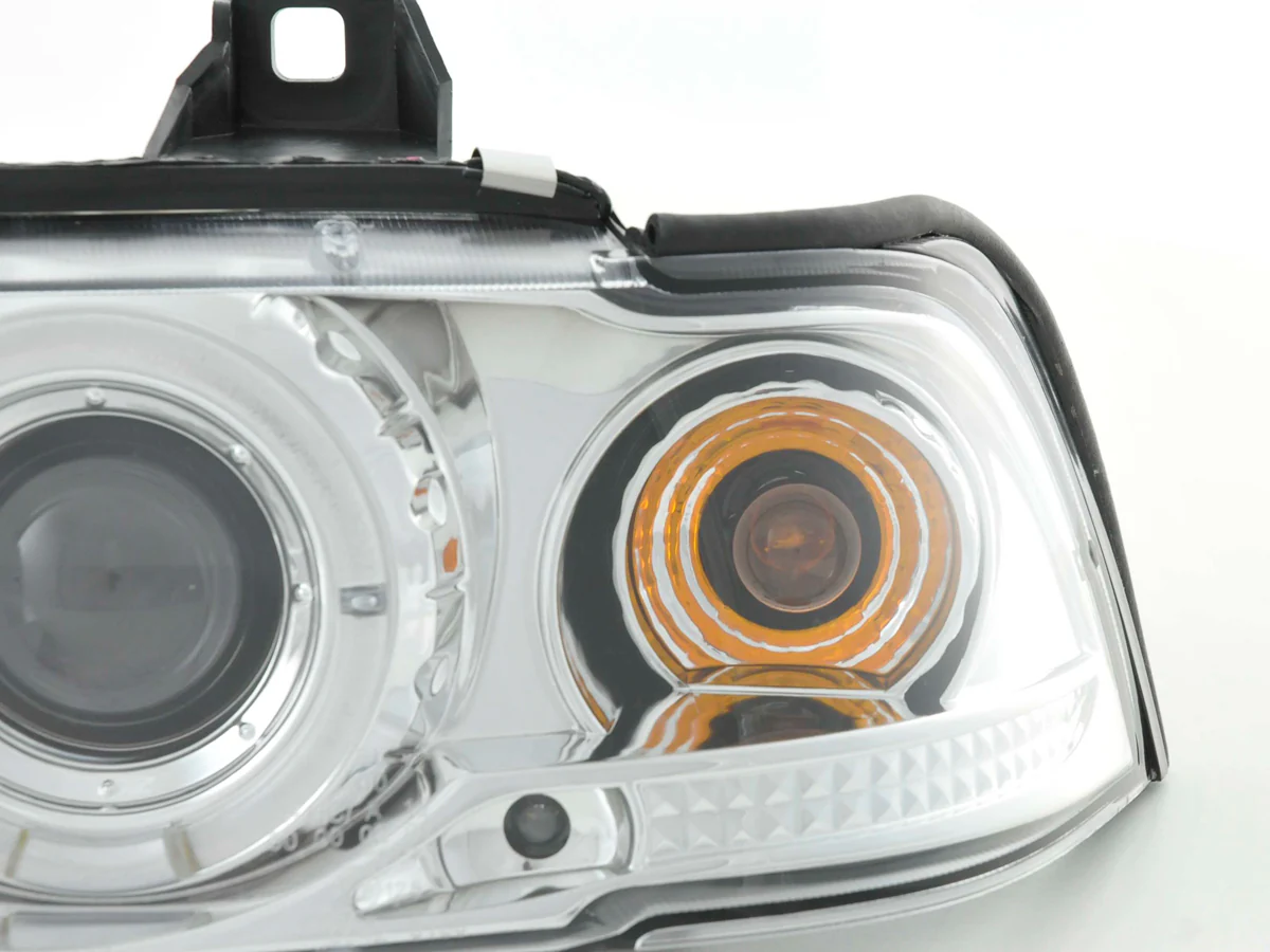 Faros delanteros delanteros BMW Serie 3 Berlina E36 92-98 cromados - Image 2
