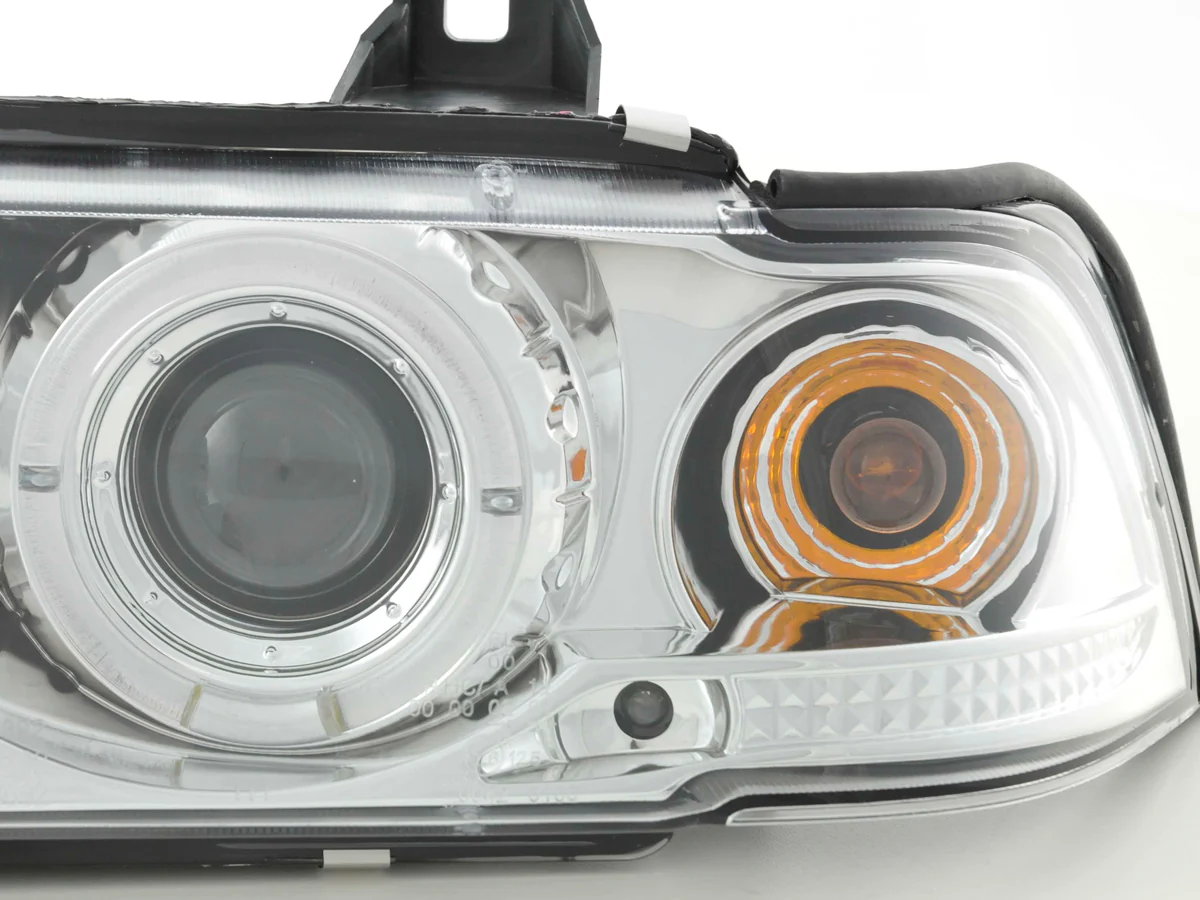 Faros delanteros delanteros BMW Serie 3 Berlina E36 92-98 cromados - Image 3