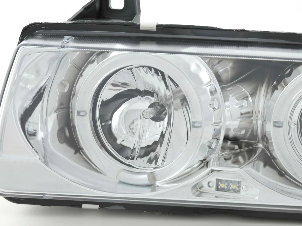 Faros delanteros delanteros BMW Serie 3 Berlina E36 92-98 cromados - Image 4