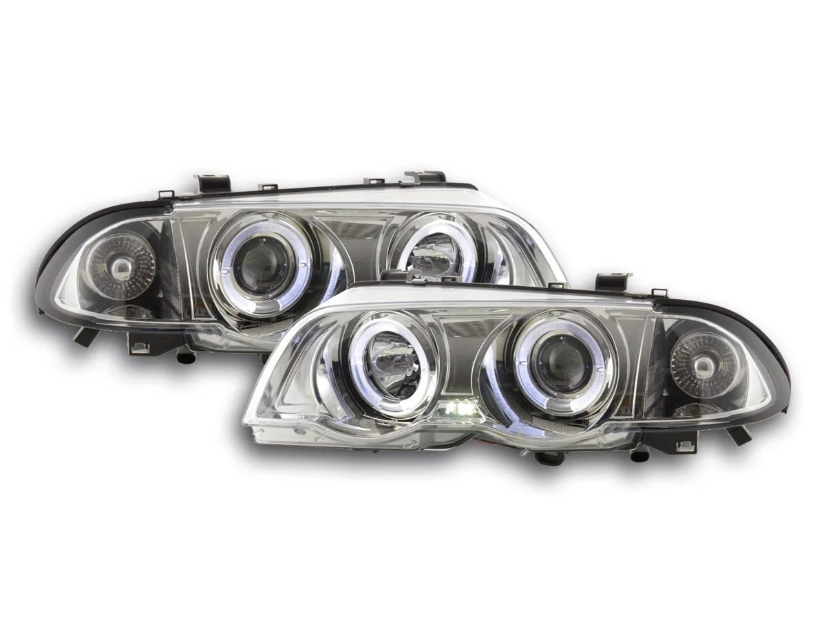 Faros delanteros delanteros BMW Serie 3 Berlina E46 98-01 cromado