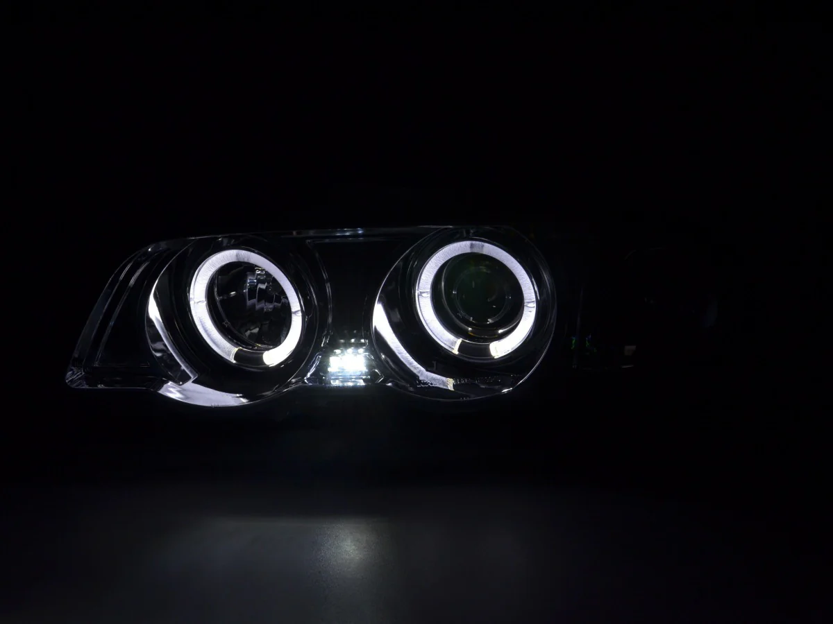 Faros delanteros delanteros BMW Serie 3 Berlina E46 98-01 cromado - Image 3