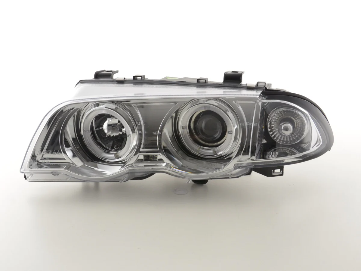 Faros delanteros delanteros BMW Serie 3 Berlina E46 98-01 cromado - Image 4