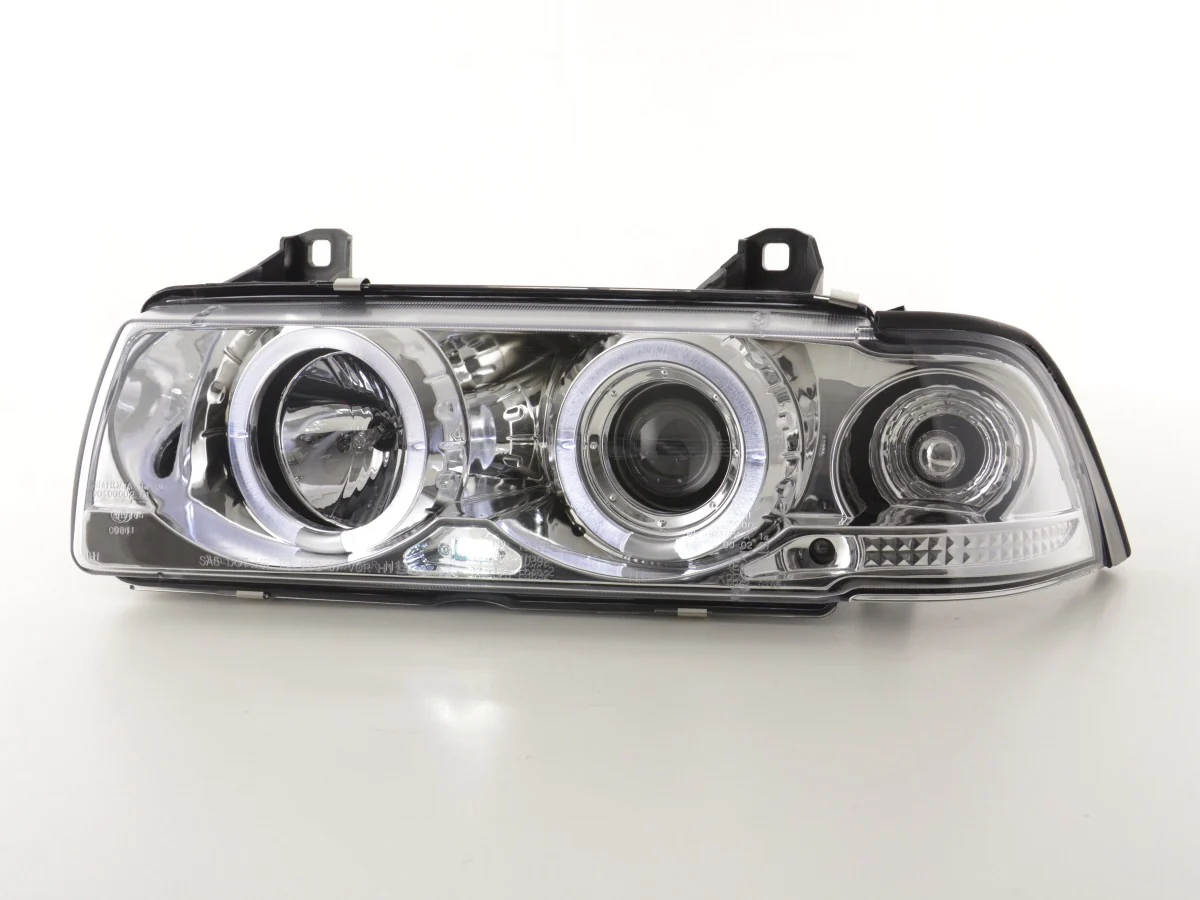 Faros delanteros delanteros BMW Serie 3 Coupé E36 92-98 cromados - Image 2