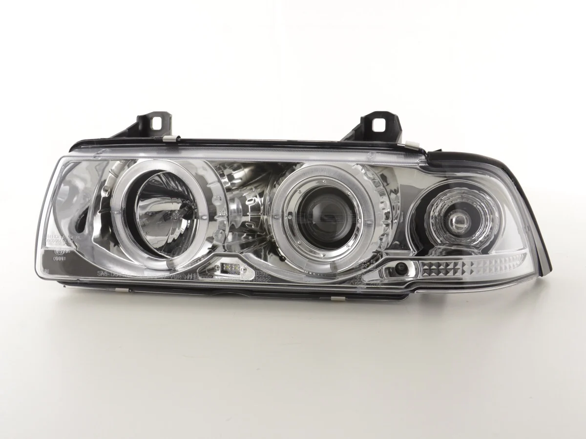 Faros delanteros delanteros BMW Serie 3 Coupé E36 92-98 cromados - Image 4