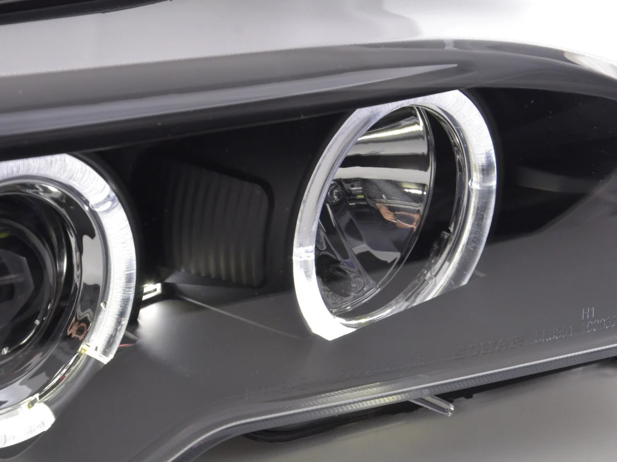 Faros delanteros delanteros BMW Serie 3 E46 Coupé, Cabrio 03-05 negro - Image 5