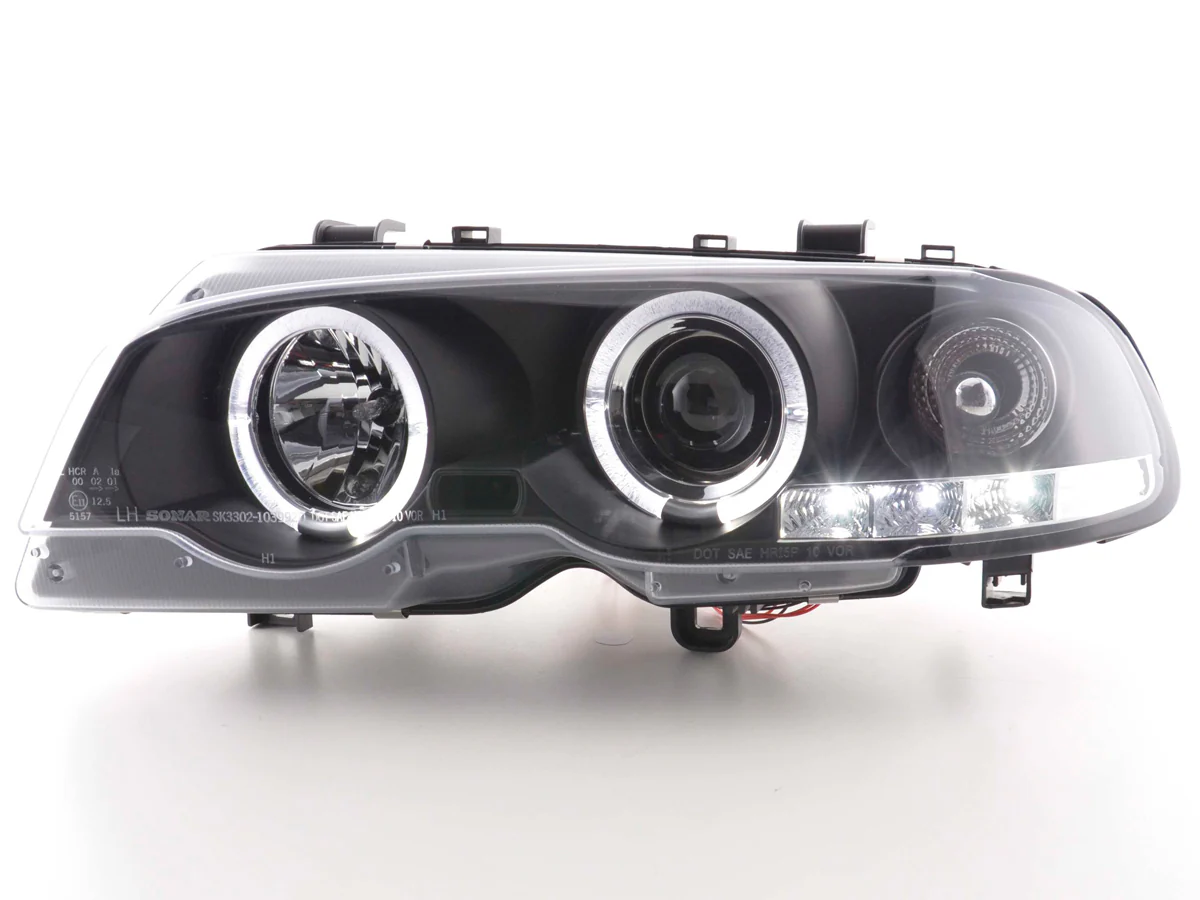 Faros delanteros delanteros BMW Serie 3 E46 Coupé/Cabrio 98-02 negro - Image 2