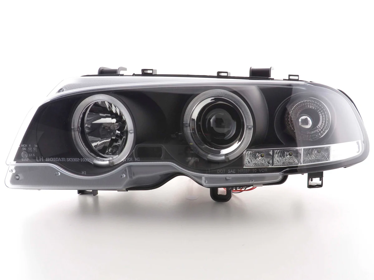 Faros delanteros delanteros BMW Serie 3 E46 Coupé/Cabrio 98-02 negro - Image 4