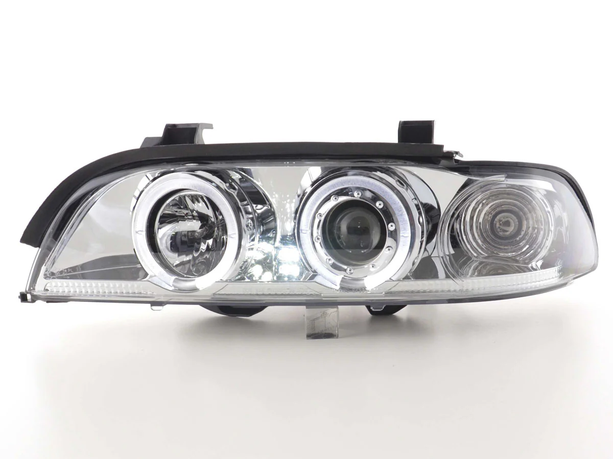 Faros delanteros delanteros BMW Serie 5 E39 95-00 cromados - Image 2
