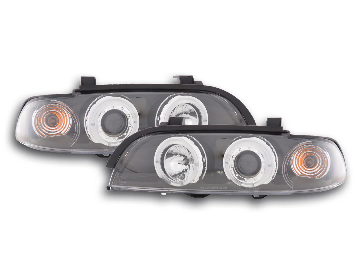 Faros delanteros delanteros BMW Serie 5 E39 95-00 negro