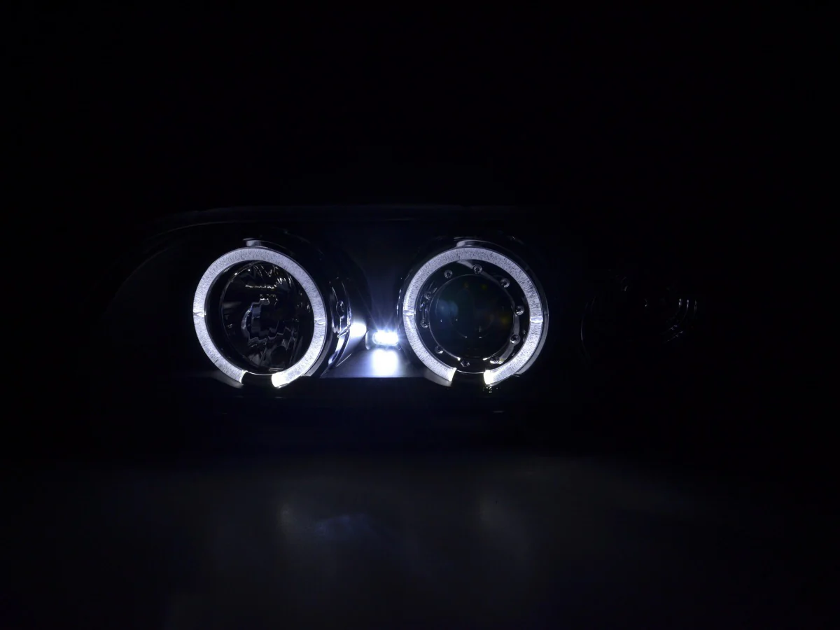 Faros delanteros delanteros BMW Serie 5 E39 95-00 negro - Image 3