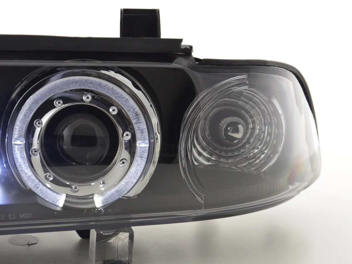 Faros delanteros delanteros BMW Serie 5 E39 95-00 negro - Image 6