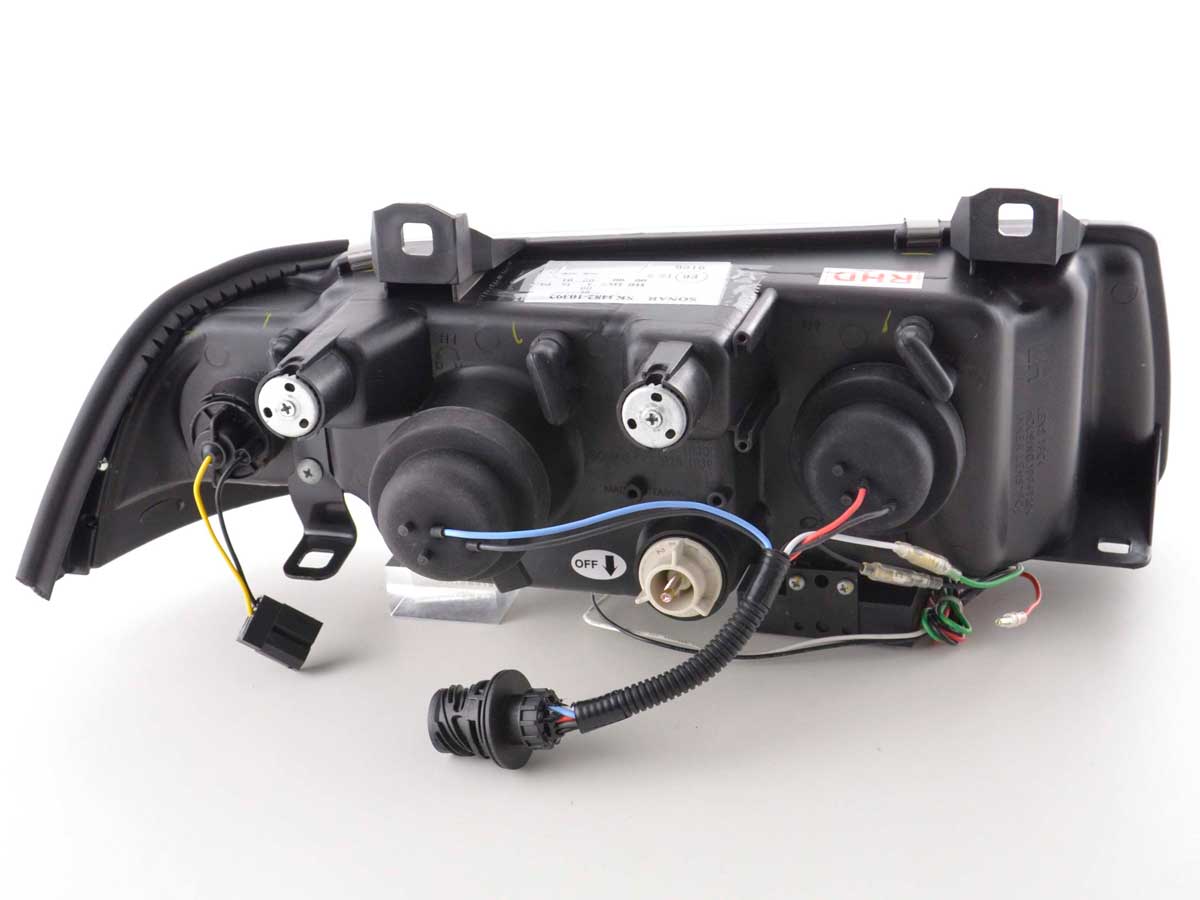 Faros delanteros LED BMW Serie 3 E36 Berlina / Touring cromados para volante a la derecha - Image 7
