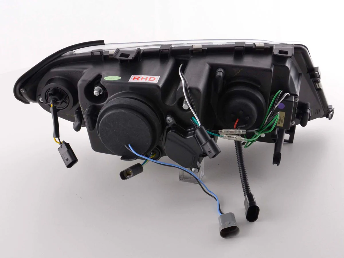 Faros delanteros LED con aspecto DRL para BMW Serie 3 E46 Berlina/Touring 02-05 cromados para volante a la derecha - Image 7