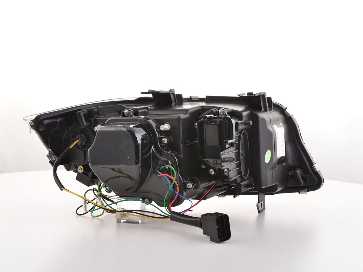 Faros delanteros LED DRL look BMW Serie 3 E90 / E91 05-08 negro - Image 5