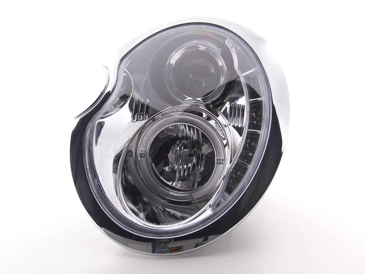 Faros delanteros LED DRL look Mini Cooper R50 01-06 cromado - Image 4