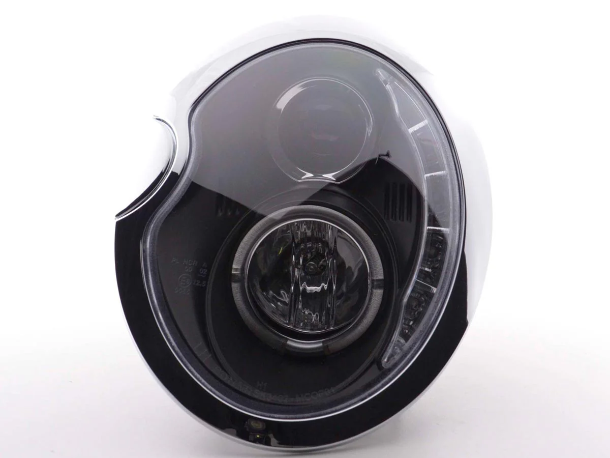 Faros delanteros LED DRL look Mini Cooper R50 01-06 negro - Image 4
