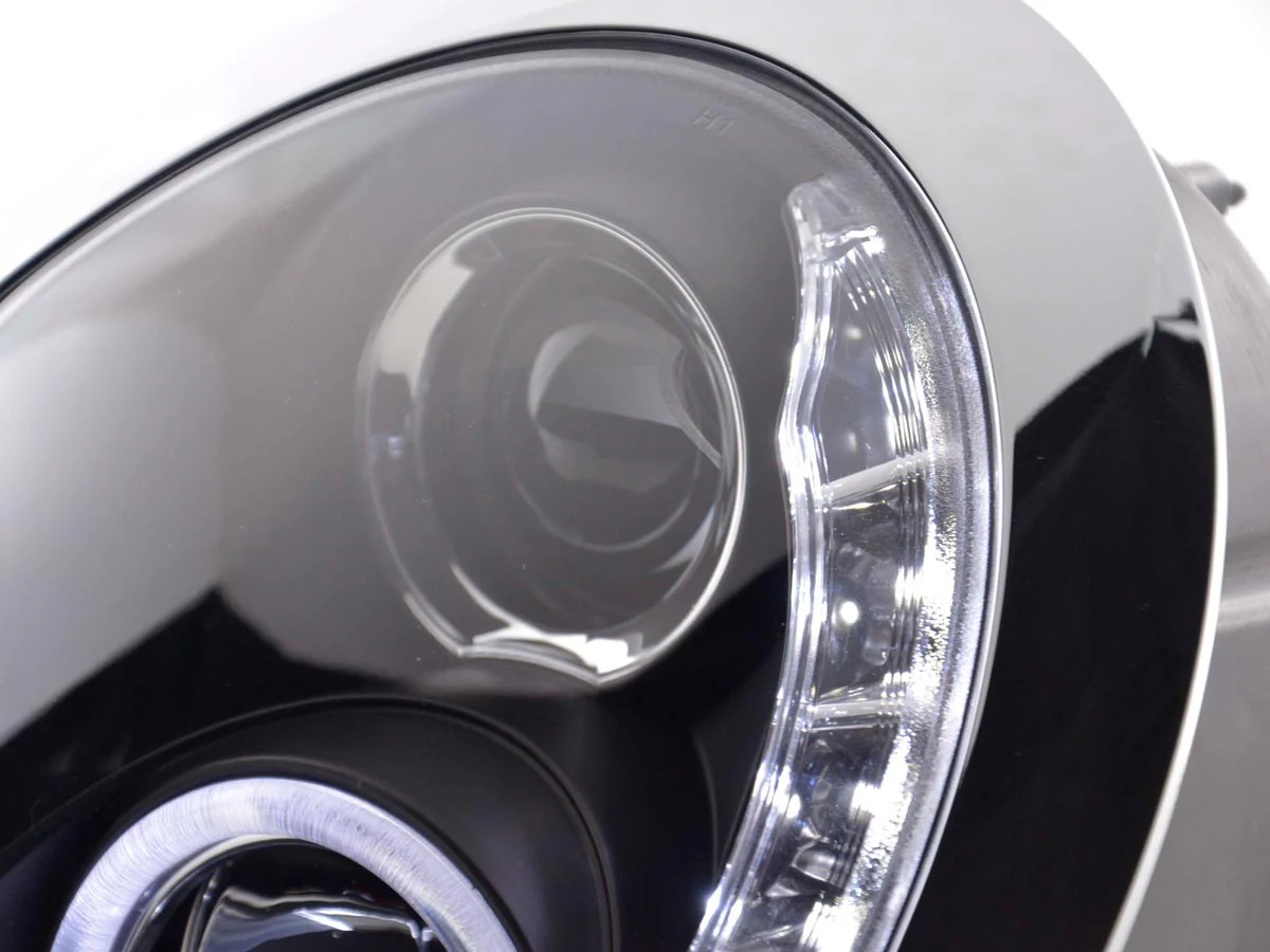 Faros delanteros LED DRL look Mini Cooper R50 01-06 negro - Image 6