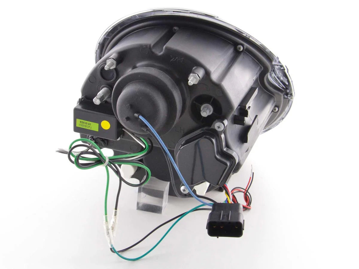 Faros delanteros LED DRL look Mini Cooper R50 01-06 negro - Image 7