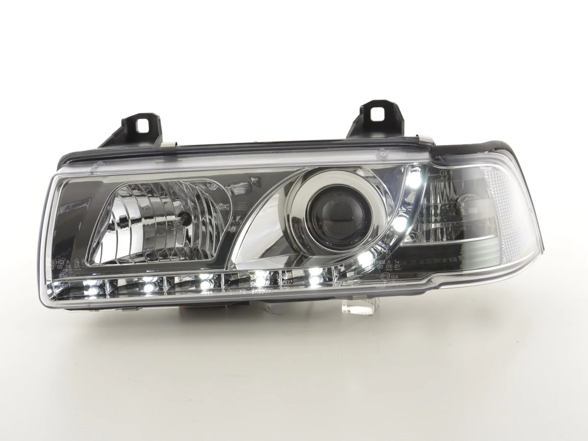 Faros delanteros LED luces diurnas BMW Serie 3 E36 Berlina 92-98 cromado - Image 2