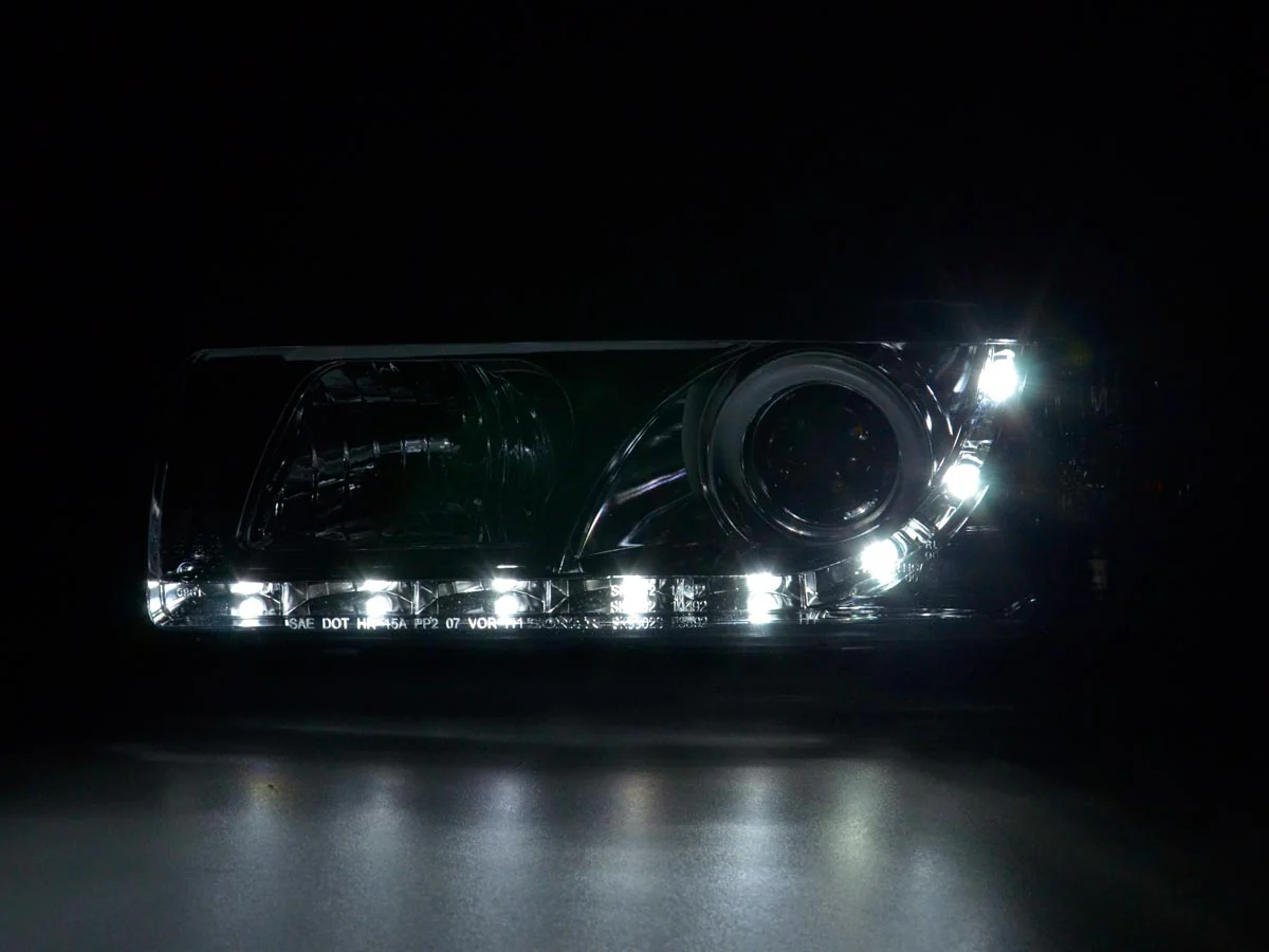 Faros delanteros LED para BMW Serie 3 E36 Coupé/Cabrio 92-98 cromados con volante a la derecha - Image 3